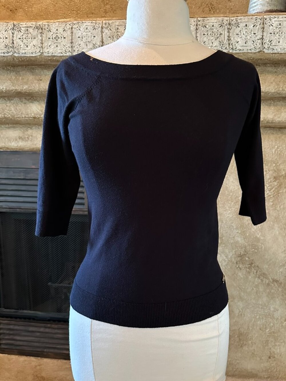 1950s vintage inspired 3/4 sleeve sweater
